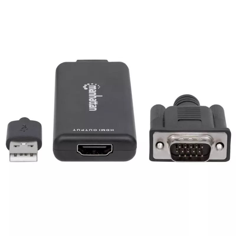 Convertidor VGA y USB-A a HDMI Manhattan 152426