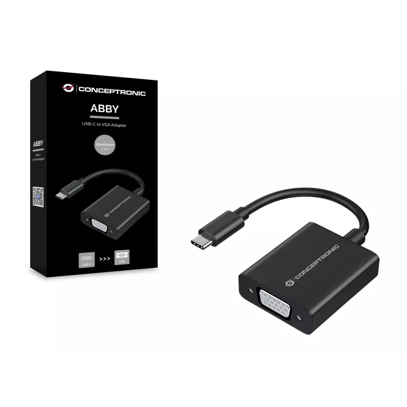 Adaptador USB-C a VGA Conceptronic ABBY05B