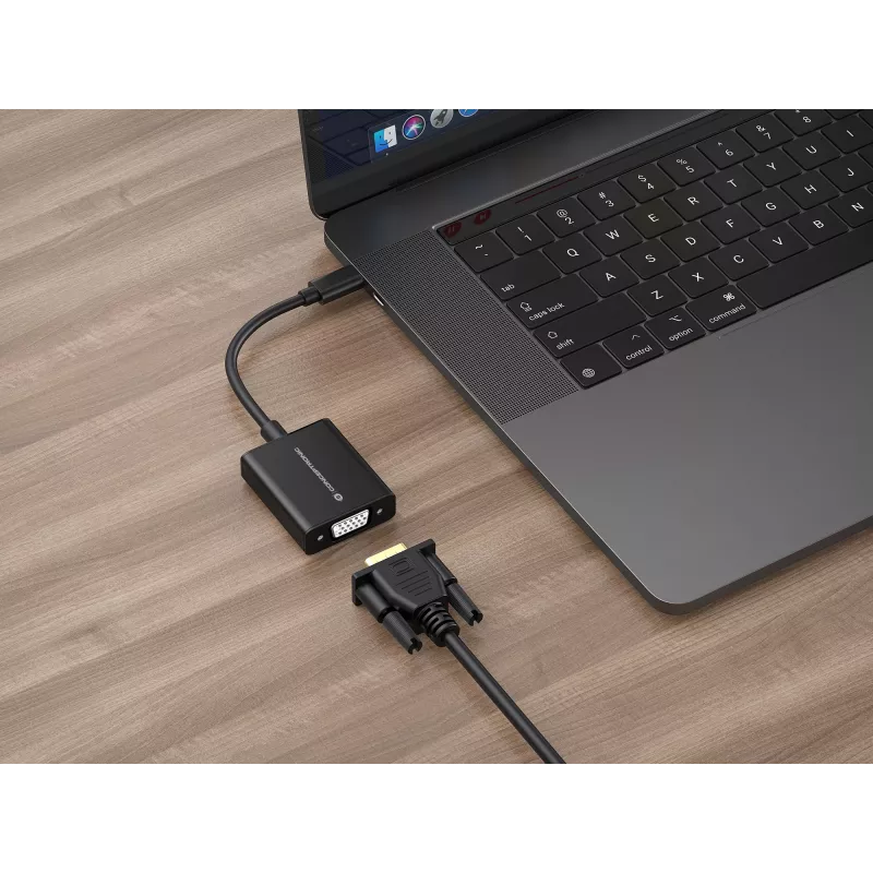 Adaptador USB-C a VGA Conceptronic ABBY05B