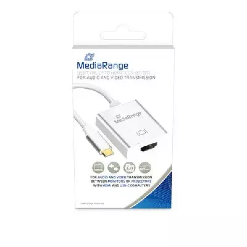 Adaptador gráfico USB MediaRange MRCS194 4096 x 3112 píxeles plata