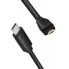 Cable USB LogiLink CU0196 USB 2.0 0,5 m USB-C Micro-USB B negro