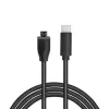 Cable USB LogiLink CU0196 USB 2.0 0,5 m USB-C Micro-USB B negro