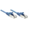 Intellinet 330701 Cable de conexión de red, Cat5e, SFTP, RJ45 (M) a RJ45 (M), 7,6 m, moldeado, azul