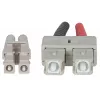Cable de fibra óptica patch Intellinet, OM4, LC/SC, 2 m, Violeta, Dúplex, Multimodo, 50/125 µm, LSZH, Fibra, garantía de por vida