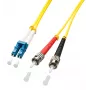 Lindy 3m Cable InfiniBand/fibra óptica LC/ST Amarillo