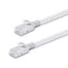 Cable de red ultradelgado Lindy 1m Cat.6A U/UTP, Gris