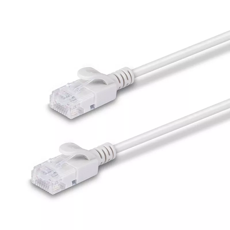 Cable de red ultradelgado Lindy 1m Cat.6A U/UTP, Gris