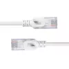 Cable de red ultradelgado Lindy 1m Cat.6A U/UTP, Gris