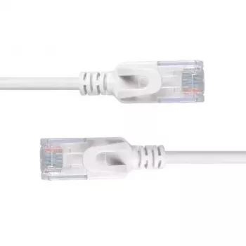 Cable de red ultradelgado Lindy 2m Cat.6A U/UTP, Gris