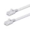 Cable de red ultradelgado Lindy 2m Cat.6A U/UTP, Gris