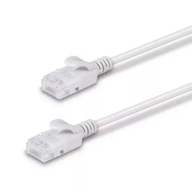 Cable de red ultradelgado Lindy 2m Cat.6A U/UTP, Gris