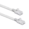 Cable de red ultradelgado Lindy 2m Cat.6A U/UTP, Gris