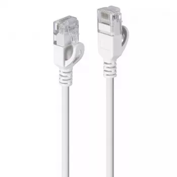 Cable de red ultradelgado Lindy 2m Cat.6A U/UTP, Gris