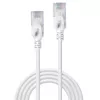 Cable de red ultradelgado Lindy 5m Cat.6A U/UTP, Gris