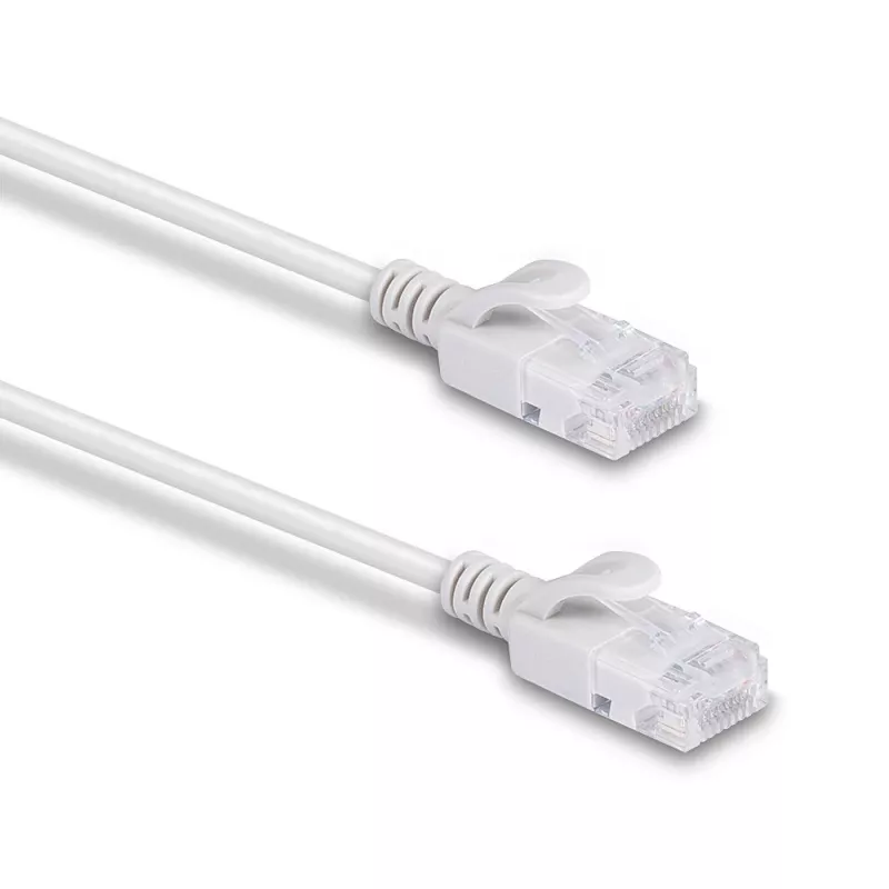 Cable de red ultradelgado Lindy 5m Cat.6A U/UTP, Gris