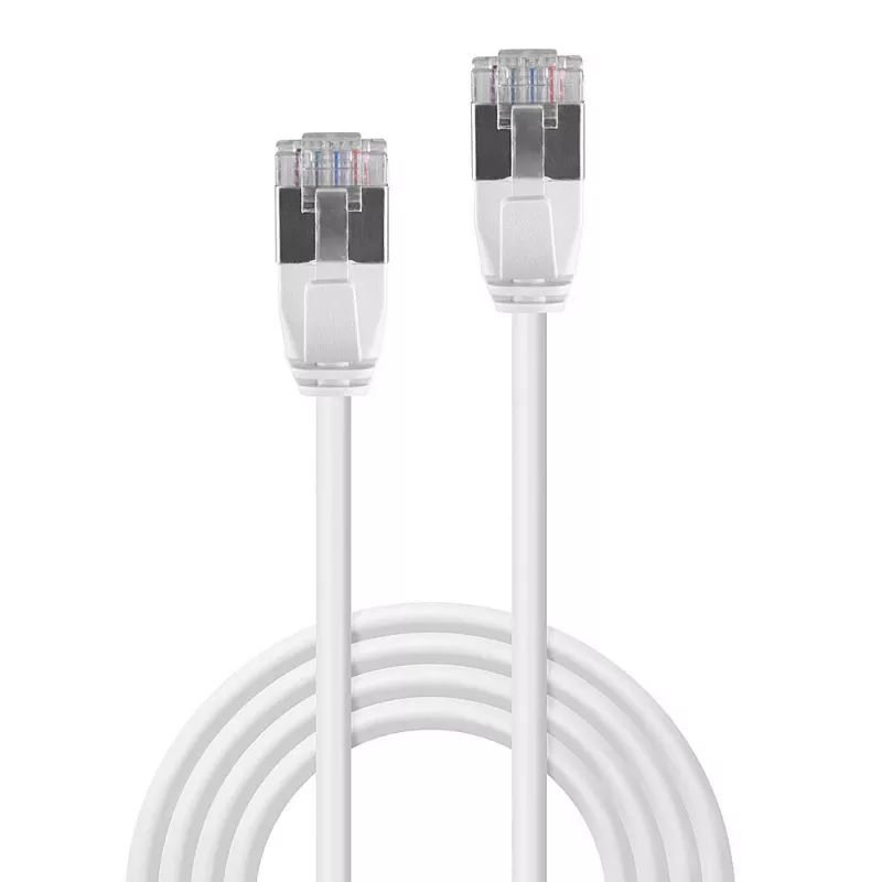 Cable de red ultraplano Lindy 1,5 m Cat.6A U/FTP, Gris