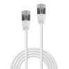 Cable de red ultradelgado Lindy 5m Cat.6A U/FTP, Gris