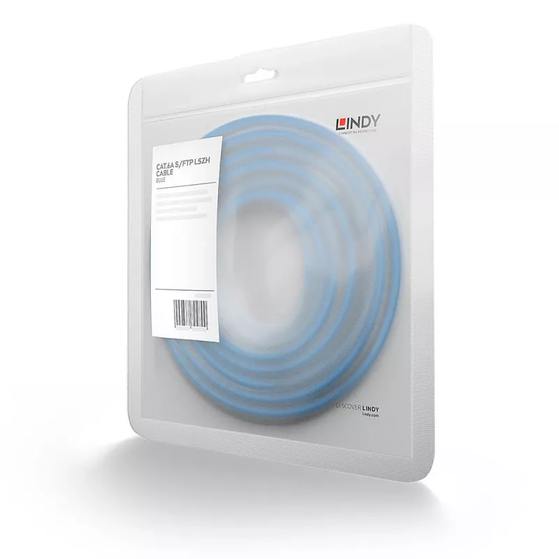 Lindy 45382 cable de red azul 30 m Cat6a S/FTP (S-STP)