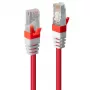 Cable de red Lindy Cat.6 (A) SSTP / S/FTP PIMF 5m RJ-45 rojo