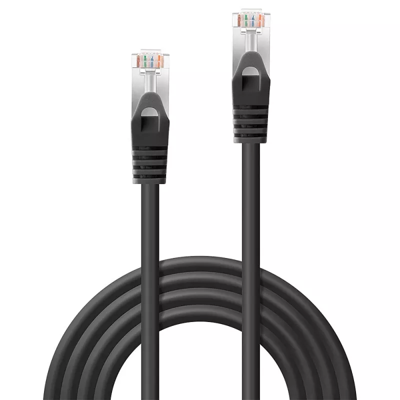 Lindy 48383 cable de red negro 3 m Cat5e F/UTP (FTP)