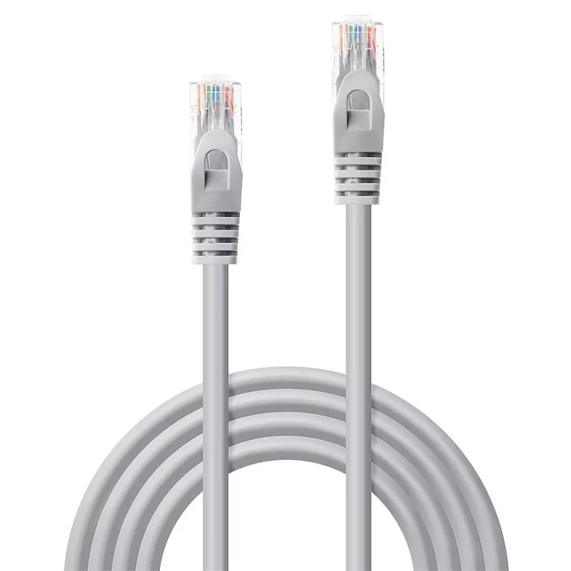 Lindy 48407 cable de red Cat5e U/UTP, 2 m, gris, pack de 50