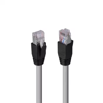 Cable de red Lindy Cat.6A U/FTP LSZH Solid Core, 90 m, gris, RJ-45 a RJ-45