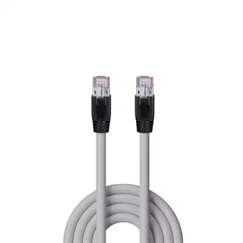 Cable de red Lindy Cat.6A U/FTP LSZH Solid Core, 90 m, gris, RJ-45 a RJ-45