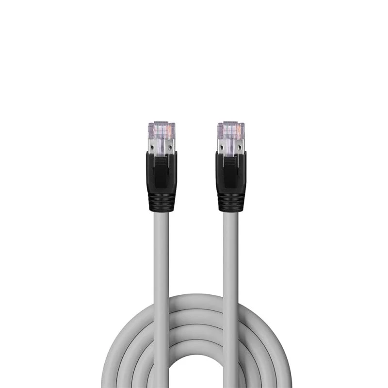 Cable de red Lindy Cat.6A U/FTP LSZH Solid Core, 90 m, gris, RJ-45 a RJ-45