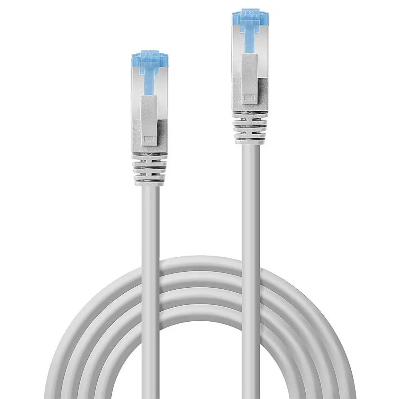 Lindy 47622 Cat.6A LSZH cable de red, 2 m, gris, paquete de 10