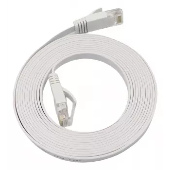 Microconnect V-UTP6A05W-FLAT-LSZH cable de red blanco 5 m Cat6a U/UTP (UTP)
