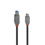 Lindy cable USB 3.2 Type-C a B 0,5 m 5 Gbit/s negro