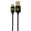 Techly ICOC MUSB20-CMAM01T cable USB USB 2.0 0,1 m USB A USB C negro