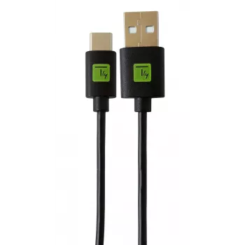 Techly ICOC MUSB20-CMAM01T cable USB USB 2.0 0,1 m USB A USB C negro