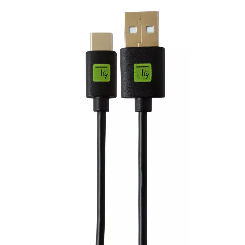 Techly ICOC MUSB20-CMAM01T cable USB USB 2.0 0,1 m USB A USB C negro