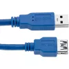 Techly cable alargador USB 3.0, conector macho A / conector hembra A, 1 m, azul ICOC U3-AA-10-EX