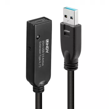 Lindy 20 m alargador activo USB 3.0 Type-A a C