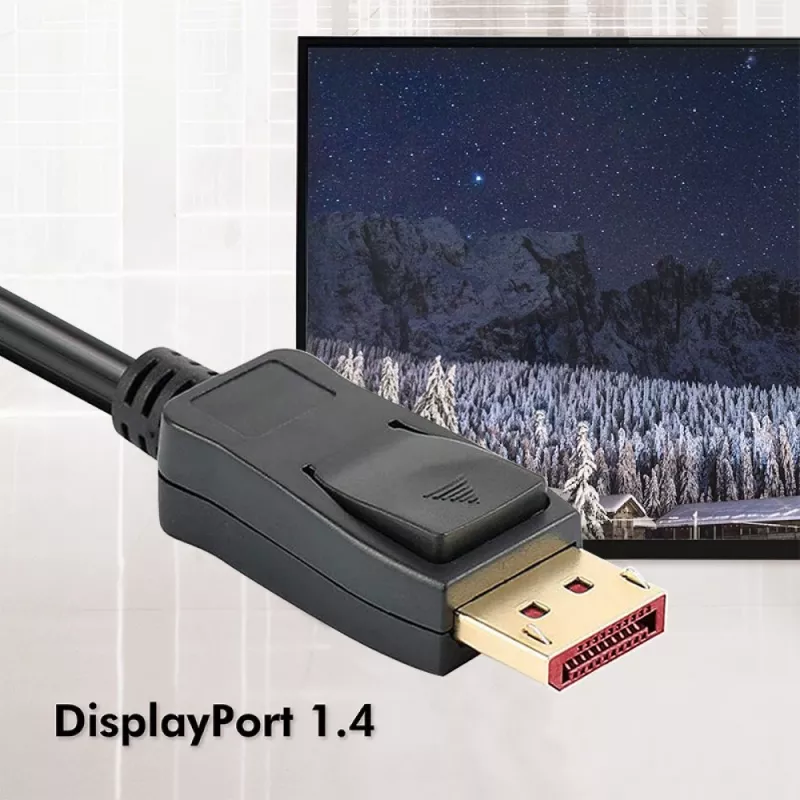 Techly ICOC DSP-A14-030NT cable DisplayPort 3 m negro