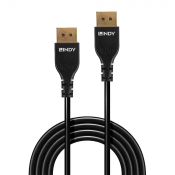 Lindy cable DisplayPort 1.4 schlank 0,5 m