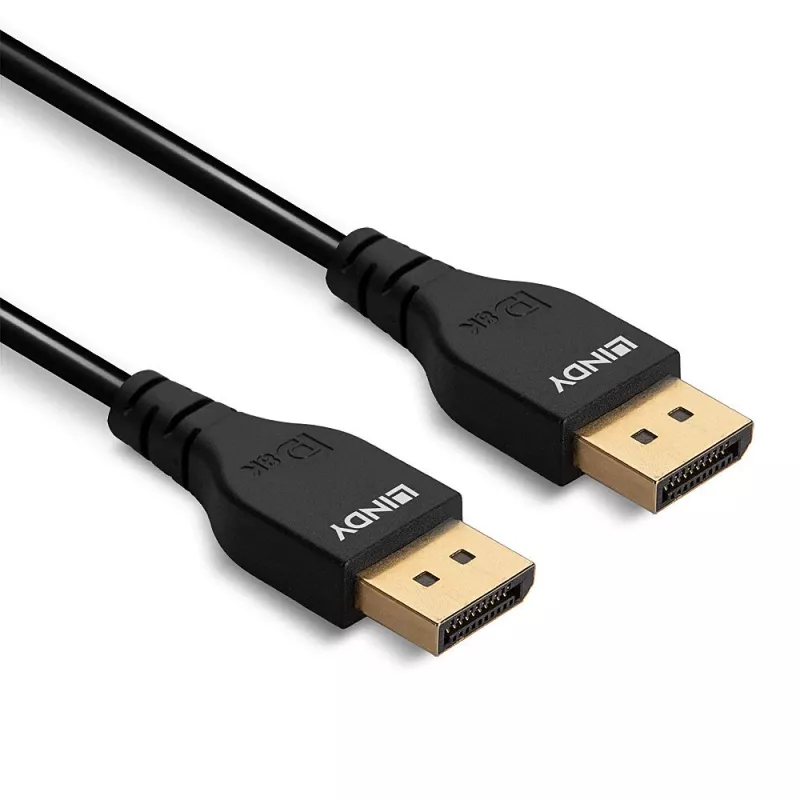 Lindy cable DisplayPort 1.4 schlank 0,5 m