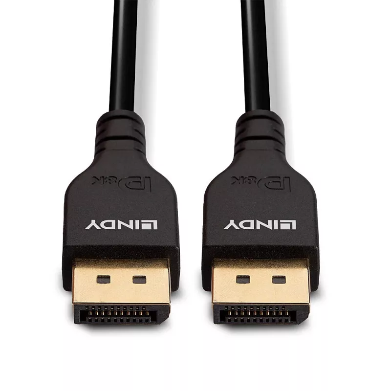 Lindy cable DisplayPort 1.4 schlank 0,5 m