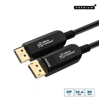 Cable DisplayPort MicroConnect DP-MMG-4000V1.4OP — DisplayPort 1.4, compatible hasta 8K@60Hz