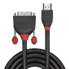 Cable HDMI a DVI Lindy 0,5 m, Black Line