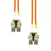Cable de fibra óptica ProXtend LC-LC UPC OM1 Duplex MM 0,5 m