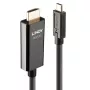 Cable adaptador USB Type-C a HDMI 4K60 con HDR Lindy 5m