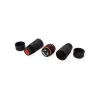 VALUE 21.99.3007 acoplador RJ-45 apantallado, Cat.6A, para exterior e industria, negro