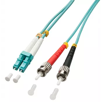 Cable de fibra óptica/InfiniBand Lindy 46381 2 m LC ST verde