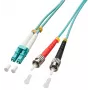 Cable de fibra óptica/InfiniBand Lindy 46381 2 m LC ST verde