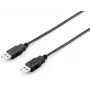 Cable USB 2.0 Type-A Equip 128872 5,0 m negro