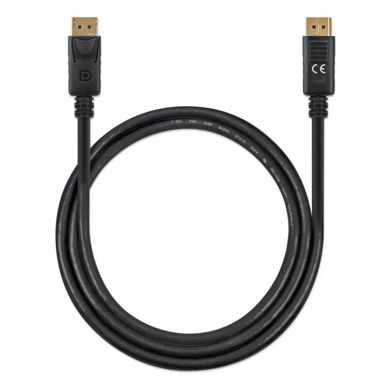 Cable DisplayPort Manhattan DP14MM1M 8K@60Hz 1 m conector macho a conector macho