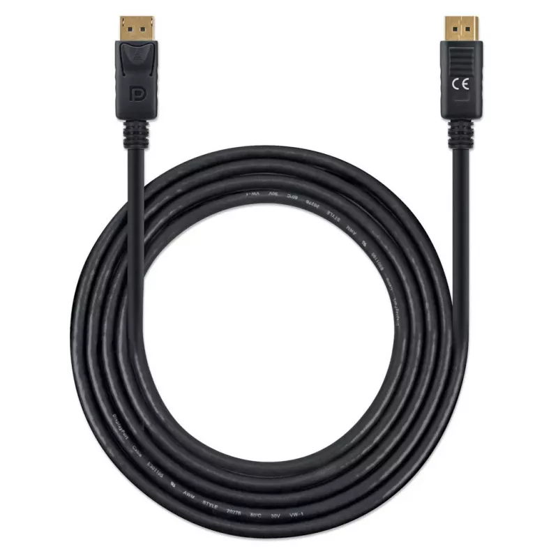 Cable DisplayPort 1.4 Manhattan 8K@60Hz 2 m PVC conector macho a conector macho